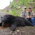 Linda and Darrell with Lindas first Bear ever and a great one.